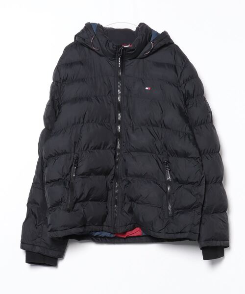 トミーヒルフィガー   フロントロゴ ハーフジップモックネックセーター(中間着(セーター