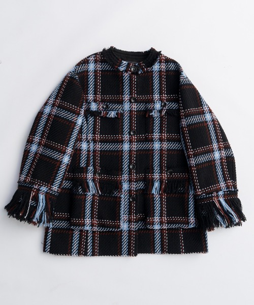 Cut-off Tweed Overcoat メゾンスペシャル　ツイードコート ☆MAISON SPECIAL☆Cut-off Tweed Overcoat - メルカリ