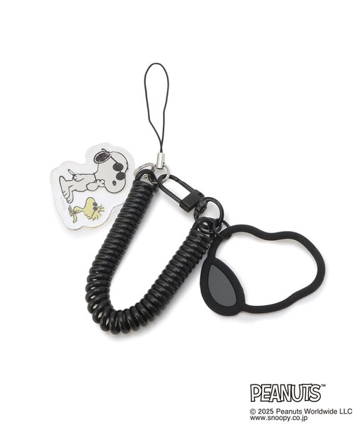 スヌーピーストラップ　1点 one'sterrace（ワンズテラス） SNOOPY マルチコイルストラップ