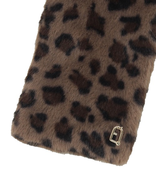 FURLA（フルラ） マフラー ストール フェイクファーマフラー 差し込み