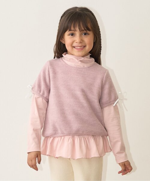 tシャツ ふわふわ起毛半袖トップス キッズ 子供服 女の子 : ZOZOTOWN