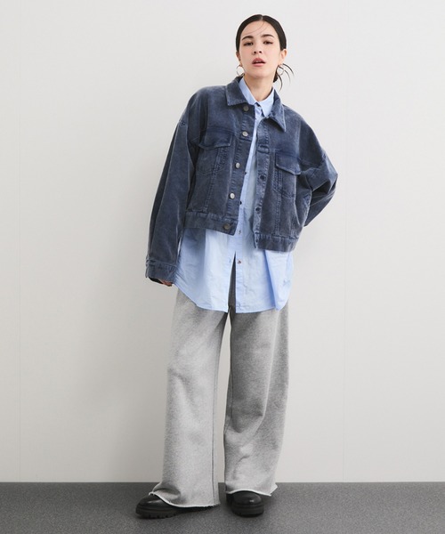 LE CERCLE par rope' スウェットパンツ ジャージ 製品染めスウェット