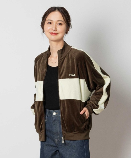 FILA（フィラ） ジップアップブルゾン L ベージュ レディース