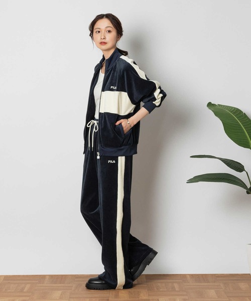 FILA（フィラ） ジップアップブルゾン L ベージュ レディース