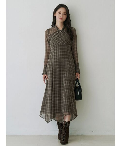 MERCURYDUO（マーキュリーデュオ） ワンピース ツイストネックロング