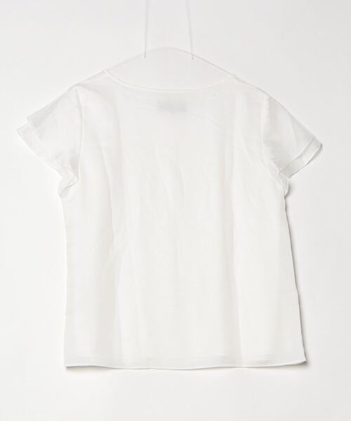 「UNTITLED」 半袖ブラウス 2 ホワイト レディース_画像2