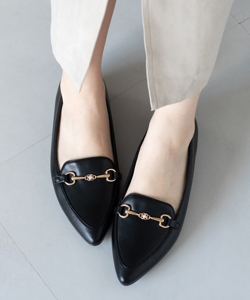 JELLY BEANS（ジェリービーンズ） パンプス あったか仕様フラワー