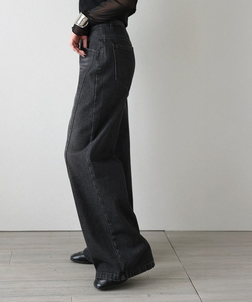 La-gemme（ラジェム） ジーンズ デニム デニムパンツ ハイウエスト