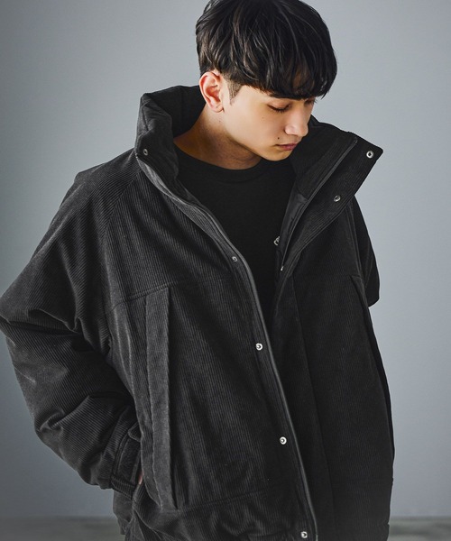 だ*こ様 MARK&LONA ブラック 中綿ブルゾン LAKOLE（ラコレ） ブルゾン アウター コールMIL中綿ブルゾン / 587080