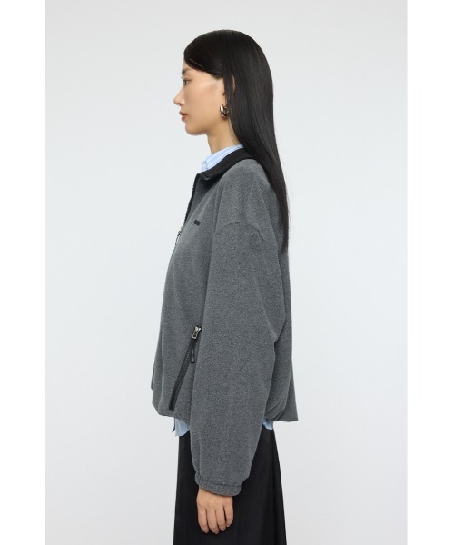 MOUSSY（マウジー） パーカー FLEECE ZIP プルオーバー レディース