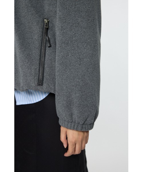 MOUSSY（マウジー） パーカー FLEECE ZIP プルオーバー レディース