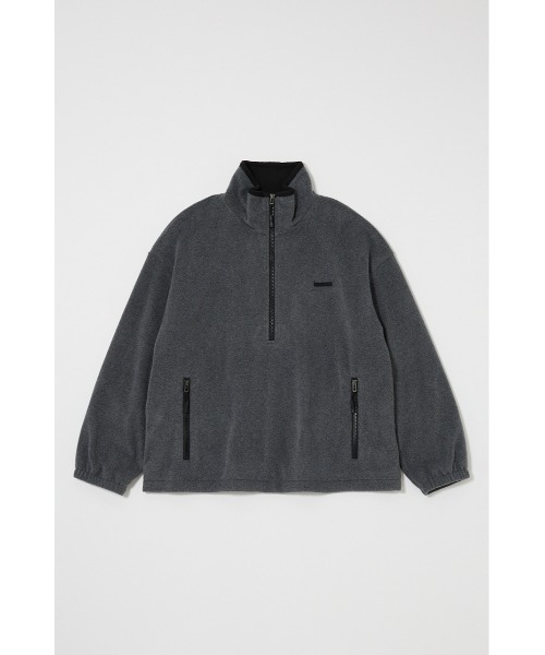 MOUSSY（マウジー） パーカー FLEECE ZIP プルオーバー レディース