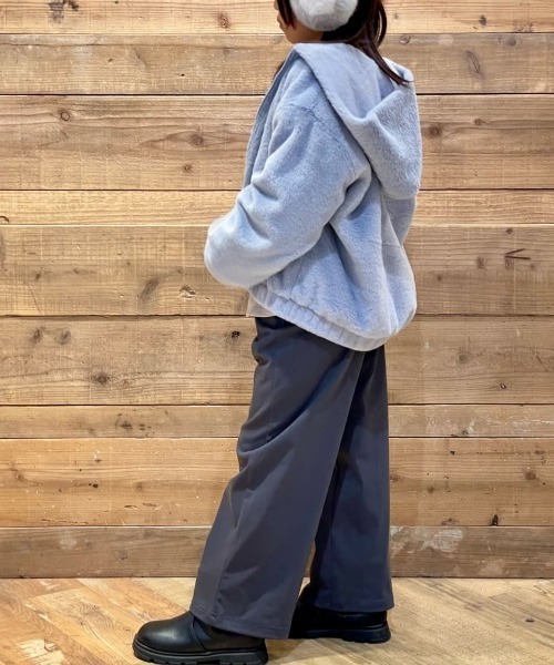 Right-on（ライトオン） ブルゾン アウター 「VIVIAN BLUE」フェイク