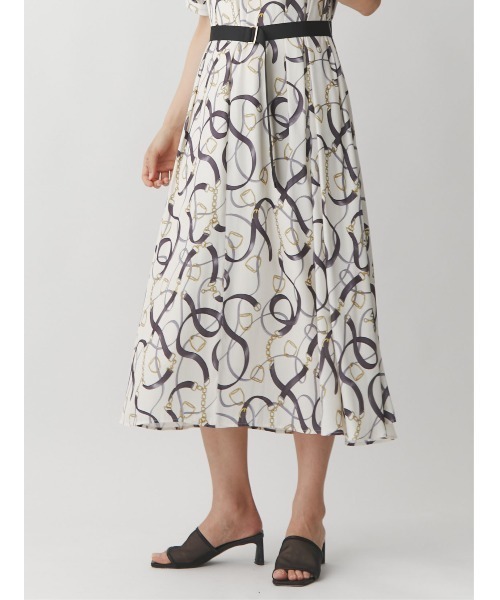 「TONAL」 半袖ワンピース 38 ネイビー レディース_画像10