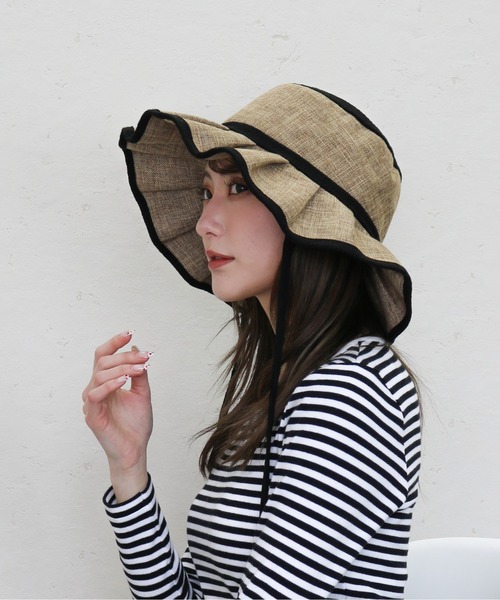 「Per sist ence」 ハット FREE ブラウン レディース_画像3