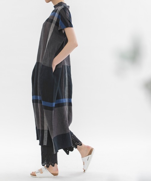 「nop de nod」 半袖ワンピース 3 イエロー レディース_画像3