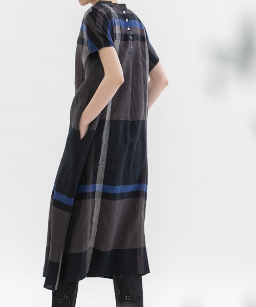 「nop de nod」 半袖ワンピース 3 イエロー レディース_画像5