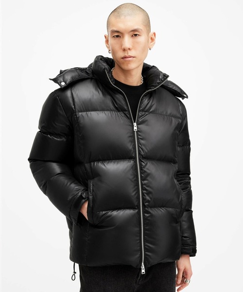 ダウンジャケット ダウン ALLSAINTS LUPIN PUFFER メンズの画像