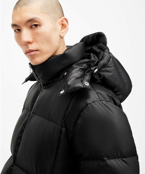 ダウンジャケット ダウン ALLSAINTS LUPIN PUFFER メンズの画像
