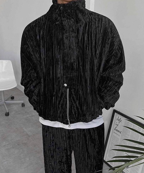 NOWLE ジャージ 「NOWLE」ベロア調 トラックジャケット＆パンツ