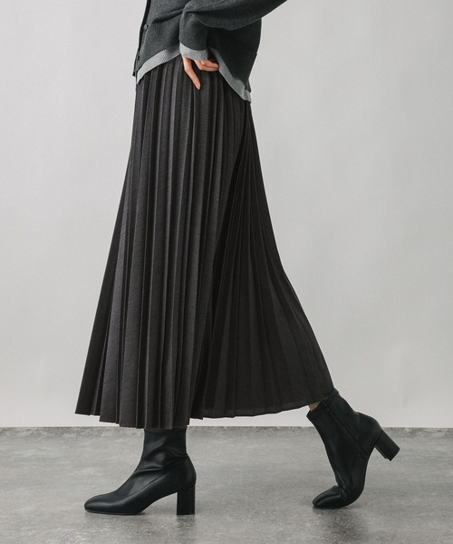スカート イージーケアプリーツスカート/593329 | GLOBAL WORK | 20