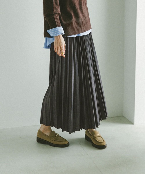 スカート イージーケアプリーツスカート/593329 | GLOBAL WORK | 10