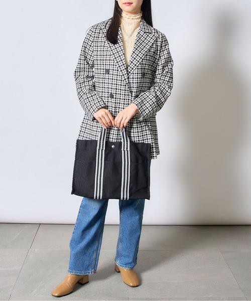 「MAISON BREEZE」 トートバッグ FREE ネイビー レディース_画像3