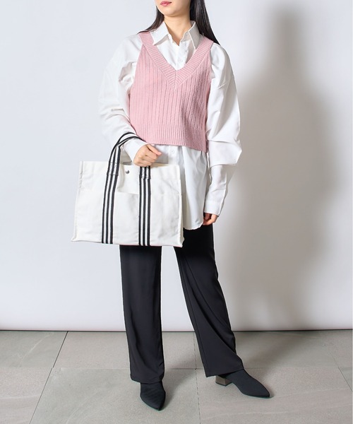 「MAISON BREEZE」 トートバッグ FREE ネイビー レディース_画像5