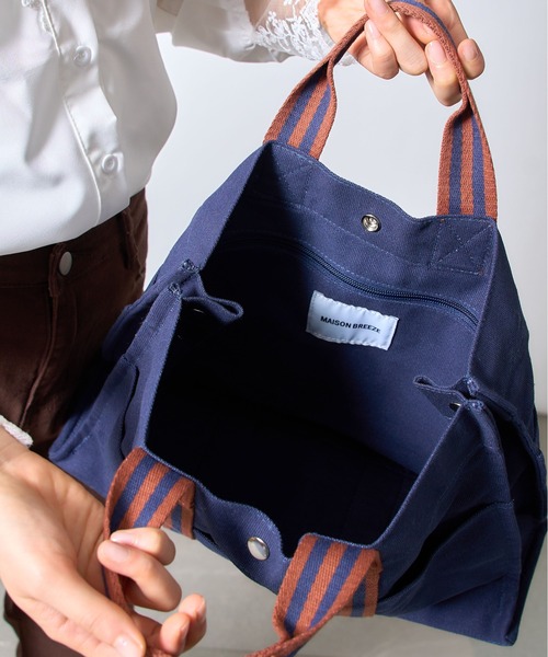 「MAISON BREEZE」 トートバッグ FREE ネイビー レディース_画像6