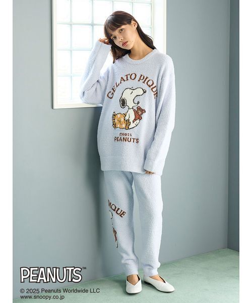 gelato pique（ジェラートピケ） パジャマ ルームウェア 「PEANUTS
