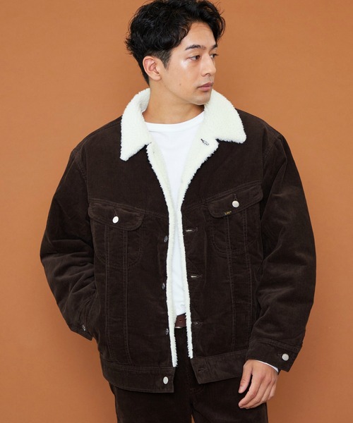 Lee ストームライダー　デニムジャケット ボア襟　丈長 Lee（リー） デニムジャケット gジャン Lee/リー「暖」ボアストーム