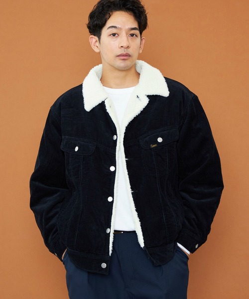 未使用級✨Lee STORM RIDER ボア デニムジャケット 日本製 americanrushstore_0161502321-