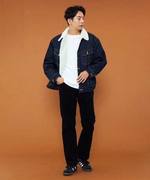 Lee（リー） デニムジャケット gジャン Lee/リー「暖」ボアストーム