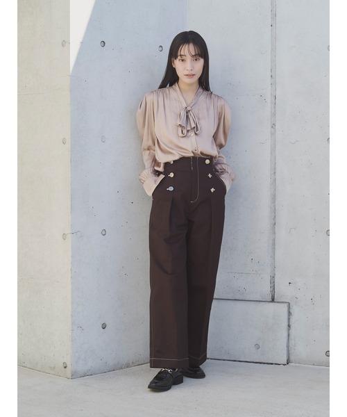 Dickies（ディッキーズ） ワイドパンツ パンツ 「Dickies別注」マリン