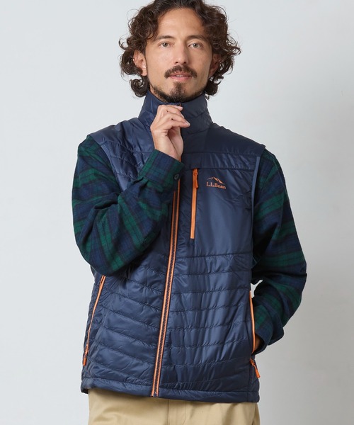 L.L.Bean（エルエルビーン） ベスト ジレ プリマロフト・パッカウェイ
