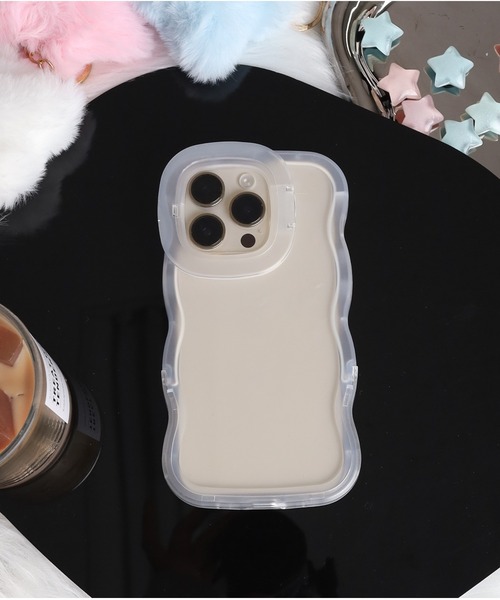 スマホケース 2WAYスタンド付き クリアスマホケース : ZOZOTOWN Yahoo