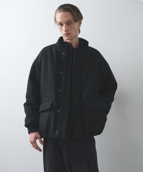 STILL BY HAND パディングウールショートブルゾン [BL07253] STILL BY HAND スティルバイハンド 中綿ウールブルゾン メンズ Padded