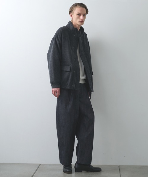 still by hand プルオーバージャケット STILL BY HAND（スティルバイハンド） ブルゾン アウター 「STILL BY