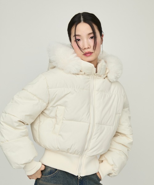 じゅんじゅんさん専用♡フェイクファーフードダウンジャケット じゅんじゅんさん専用♡フェイクファーフードダウンジャケット