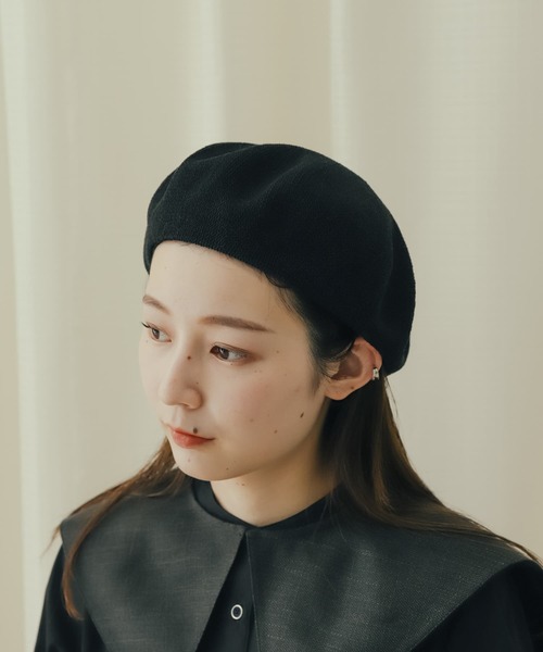 SENSE OF PLACE by URBAN RESEARCH ベレー帽 ONE ブラック レディース