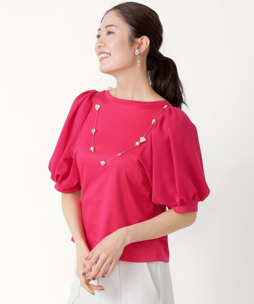 TO BE CHIC（トゥー ビー シック） 半袖カットソー 40 ホワイト
