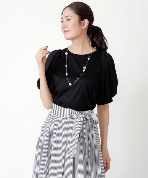 TO BE CHIC（トゥー ビー シック） 半袖カットソー 40 ホワイト