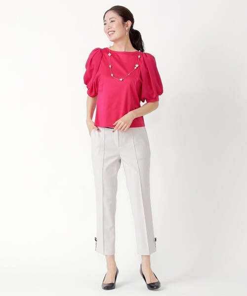 TO BE CHIC（トゥー ビー シック） 半袖カットソー 40 ホワイト