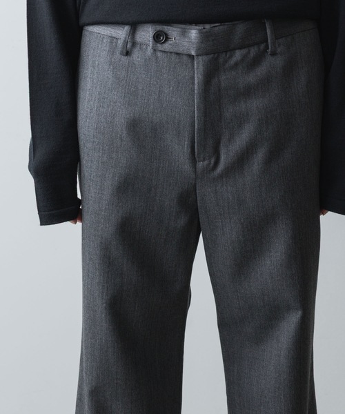 スラックス CLASSIC WOOL FLAIR PANTS メンズの画像