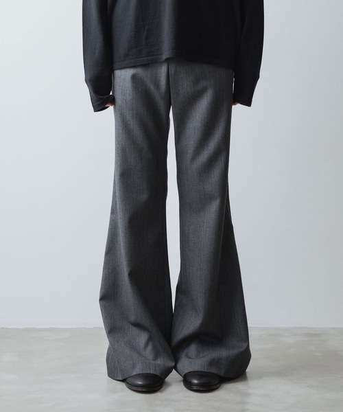 スラックス CLASSIC WOOL FLAIR PANTS メンズの画像