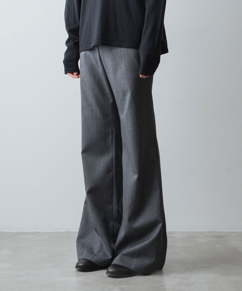スラックス CLASSIC WOOL FLAIR PANTS メンズの画像
