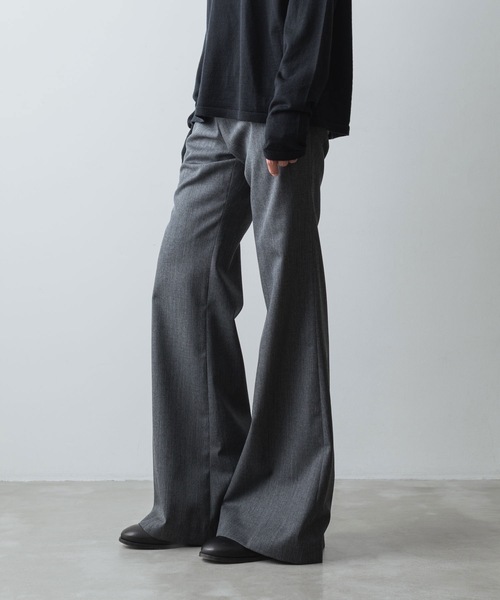 スラックス CLASSIC WOOL FLAIR PANTS メンズの画像