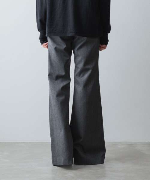 スラックス CLASSIC WOOL FLAIR PANTS メンズの画像
