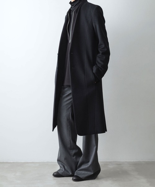 Ato アトウ　ワイドスラックス　ウール ATO（アトウ） スラックス CLASSIC WOOL FLAIR PANTS メンズ