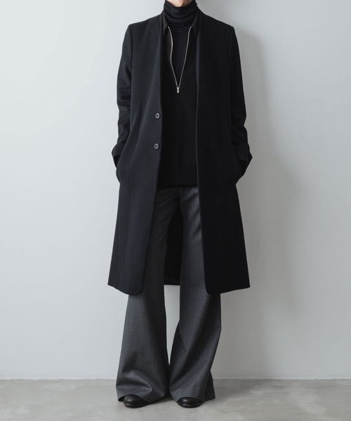 Ato アトウ　ワイドスラックス　ウール ATO（アトウ） スラックス CLASSIC WOOL FLAIR PANTS メンズ